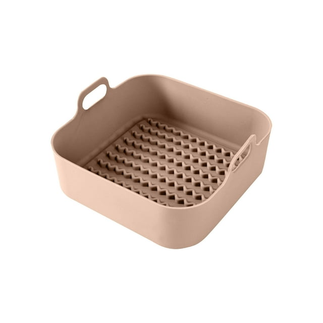 Olla de silicona para freidora de aire con placa de barbacoa de silicona resistente a altas temperaturas espesada Wmkox8yii hjk6920