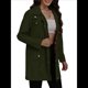 thumbnail image 3 of Abrigo Impermeable con Capucha para Mujer, Ligero y Plegable, Cortavientos Verde M, 3 of 10