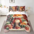 thumbnail image 3 of Manfei Kawaii Christmas Fox 7-Piece Bedding Comforter Set for Kids, Vintage Cartoon King Bedding Sets, Magic Xmas Gift Reversible Bed Sheets, Lightweight Room Decor, 3 of 8