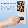 thumbnail image 3 of Dog paw prints LED Square Night Lights - Energy Efficient and Stylish Bedroom Lighting Solution, 3 of 6
