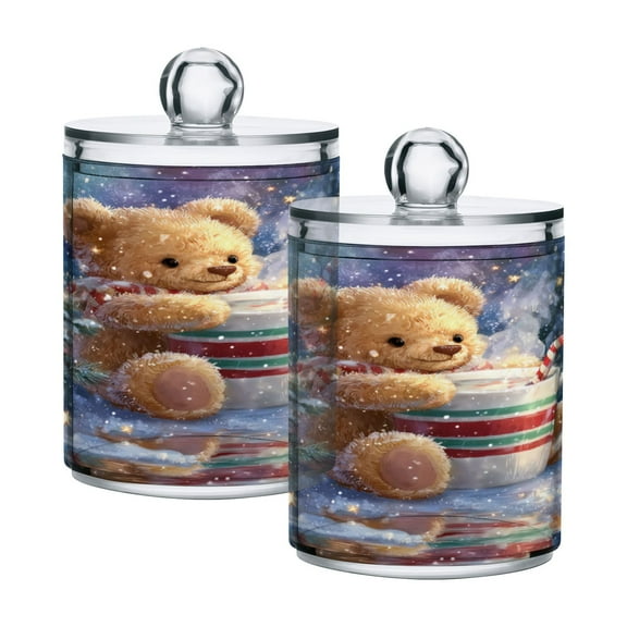 High-value clear storage jars keep life organized and within reach one sizex2 Giant Cute Bear
