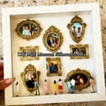 thumbnail image 3 of QenASHaing DIY Mini Museum Silhouette Box, Shadow Box Frame Kit with Gold Mini Frames & Figurines, Celebrate Your Unique Memories in Style, for Anniversary, Wedding, Birthday & Home Decor, 3 of 9