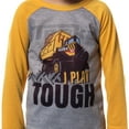 thumbnail image 3 of Tonka Dump Truck Toddler Boys' I Play Tough 2 Piece Raglan Long Sleeve Pajama Pant Sleep Set Loungewear, 3 of 6