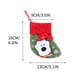thumbnail image 3 of Puntoco Calcetines Pequeños De Navidad, Bolsa De Regalo, Boca De Bola De Pelo, Paño De Copo De Nieve, Calcetines Pequeños, Decoraciones Navideñas, Colgante Para Árbol De Navidad D,Decoración Hogareña, 3 of 3