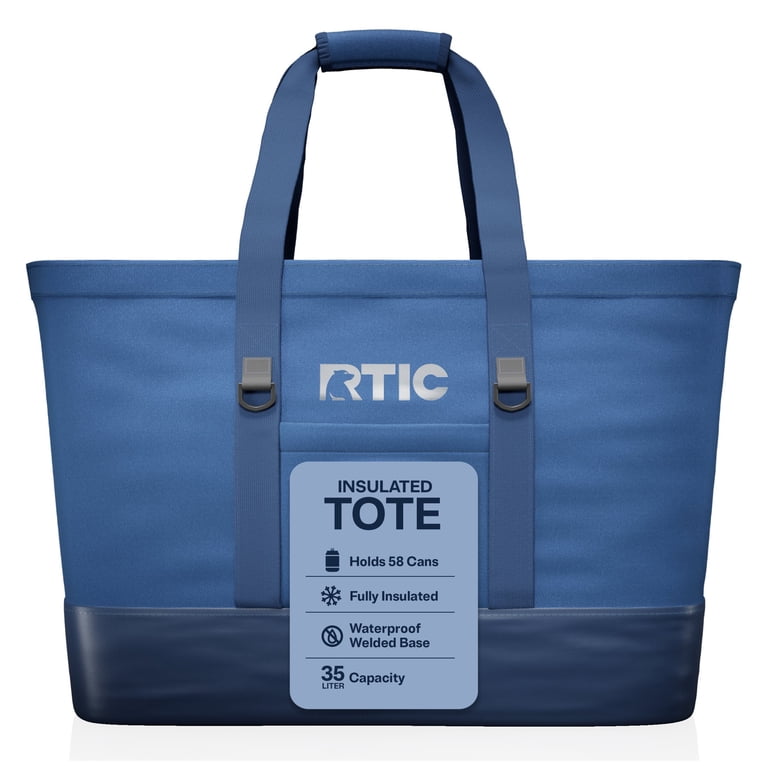 RTIC, Insulated Cooler Bag, 58 Can, 35 Litre Navy, Interior