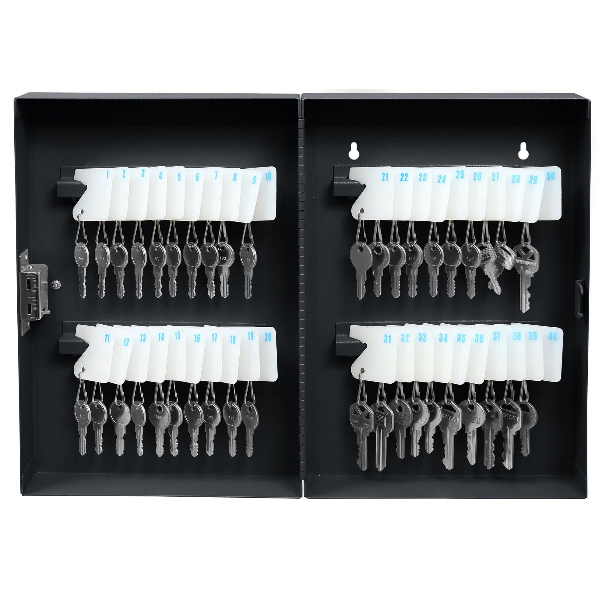 Honeywell Safes 40 Slot Key Storage Steel Security Box Combo Lock 0.16 Cu ft 6107
