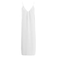 thumbnail image 4 of Afdoent Women's Dresses Long Sleeve V Neck Backless Maxi Dress For Oversized Loungewear Robe Casual Home Dress With Side Slits Boho Beach Dress, 4 of 7