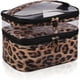 thumbnail image 1 of Double-layer Cosmetic Bag Makeup Bag Travel Makeup Bag Makeup Bags for Women Cosmetics Cases Portable Waterproof Foldable (Leopard), 1 of 4