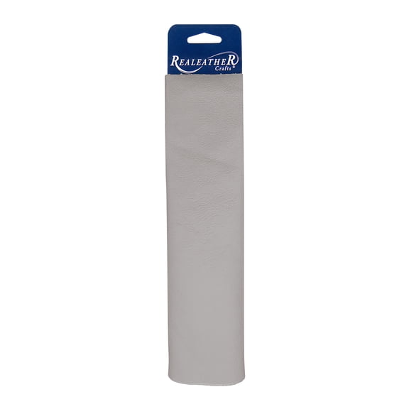 Realeather(R) Crafts Premium Leather Trim 8.5"X11"-Dove Gray