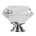 thumbnail image 2 of Perilla de cajón de cristal, 1 pieza Perilla de cajón de diamante de cristal Manija de cajón de grado profesional, 2 of 9