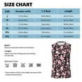 thumbnail image 5 of Lsque Daisies Flowers Print Men's Cotton Blend Sleeveless Muscle Shirts (S-3XL)- Moisture Wicking, Odor Protection, UPF 30+,3X-Large, 5 of 8