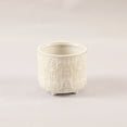 thumbnail image 3 of Flora Bunda  6' & 4.75' Vintage Footed Ceramic,Ivory,Set of 2, 3 of 3