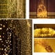 thumbnail image 5 of Cadena de luces LED en forma de cascada para decoración de bodas, fiestas, interiores y exteriores, calles, salas de estar, jardines, patios, aleros, techos, 5 of 5