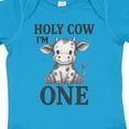 thumbnail image 4 of Inktastic Holy Cow I'm One Birthday Boys or Girls Baby Bodysuit, 4 of 5
