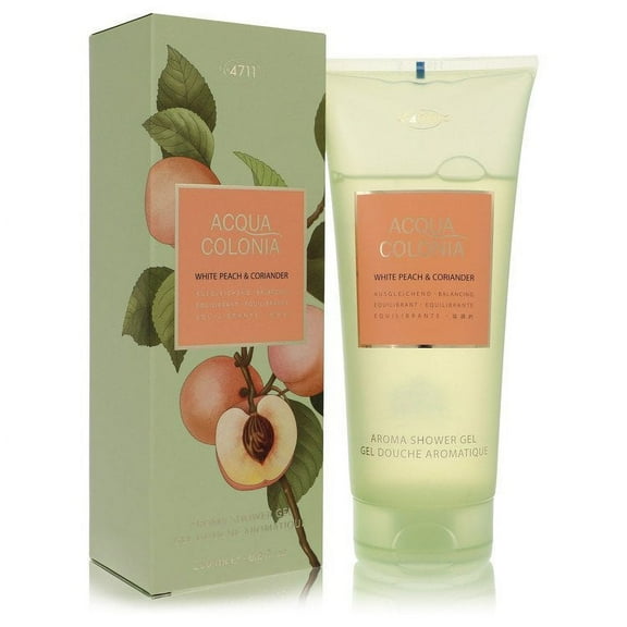 4711 Acqua Colonia White Peach & Coriander by Maur - Women - Shower Gel 6.8 oz