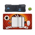 thumbnail image 4 of Looney Tunes Cartoons Gaming Mouse Mat Large Mouse Mat Extended Mouse Pad Desk Mat Non-Slip Rubber Mice Pads Stitched Edges for Computer, Office, Keyboard And Laptop, 4 of 8