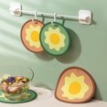 thumbnail image 2 of CAROOTU Placemats Bowl Mat Heat Insulation Placemat Non-Slip Silicone Multipurpose Mats For Home Kitchen, 2 of 7
