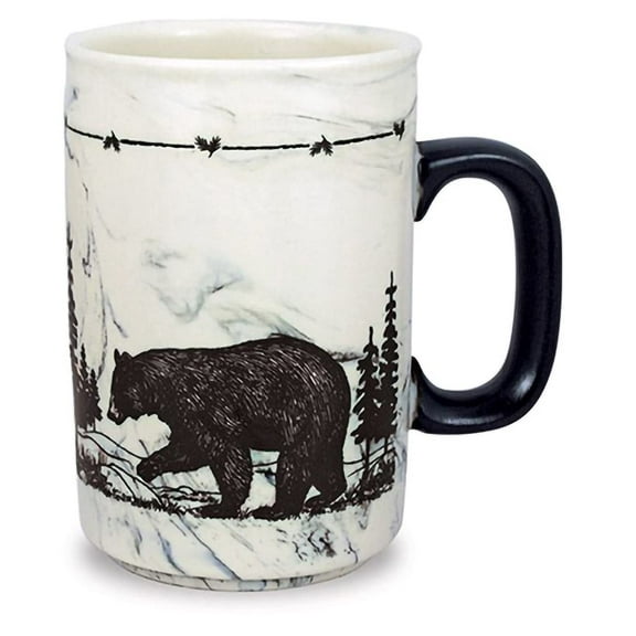 Cape Shore Decorative Sema Coffee Tea Mug Cup, Bear, Gifts for Birthday Christmas, 18 Oz