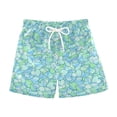 thumbnail image 6 of FORMRS Boys Swim Trunks Quick Dry Mesh Lining Beach Boardshorts, Sizes XS-XL, Abstract Hearts Pattern, 6 of 7