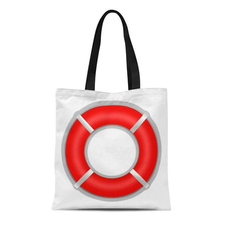 Custom Boat Bag - ASHLEIGH Canvas Tote Bag Boating Nautical Boat Life Saver Optional Custom Monogram Lifesaver Reusable Handbag Shoulder Grocery Shopping Bags