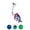 Green Dolphin, variant on Anodized Titanium Dolphin Belly Ring with Clear Heart CZ Gem