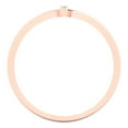 thumbnail image 4 of Statement Engagement Ring for Women - 0.09ct Simulated Diamond in 14K Rose Gold Promise Ring, 4 of 6