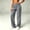 Dark Gray, variant on CaComMARK PI Women's Side Stripe Wide Leg Sweatpants Drawstring Relaxed Fit Baggy Sweatpants with Pockets White