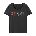 thumbnail image 1 of Camiseta para mujer con cuello redondo, camisetas de verano para mochileros, desplazamientos al trabajo L, 1 of 7
