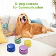thumbnail image 4 of Yeacher 4pcs Colorful Small Voice Recording Buttons for Dog Training 30s Recording & Playback Dog, 4 of 8