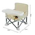 thumbnail image 2 of CSChome Compact Folding Chair Baby Outdoor Beach Chair with Non-Slip Pads High Stability Strong Load-Bearing Folding Chair, 2 of 6