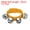 Dark Yellow, variant on 12pcs Wrist Bells, Jingle Bells Ankle Bells Percussion Instruments Musical Rhythm Band 4 Silver Bells, Dark Dark Yellow