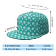 thumbnail image 5 of Custom Christmas Printed Flat Baseball Cap – Adjustable Snapback Hat with Flat Bill, Breathable and Durable, Personalized Design for Sports, Travel & Daily Wear, 5 of 6