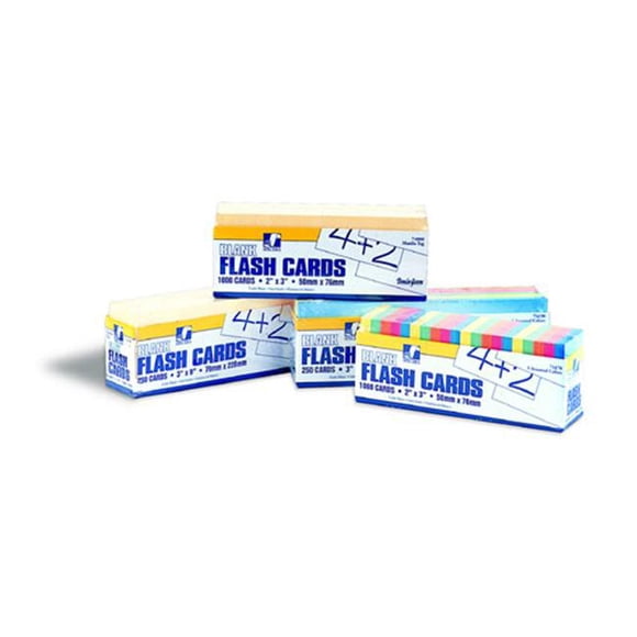PACON CORPORATION PAC74100 FLASH CARDS BLANK 3X9 INCH