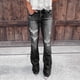thumbnail image 1 of Pntutb Moda Mujer Bolsillo Sólido Jeans Pantalones de mezclilla Mujer Agujero Inferior Pantalones casuales Pntutb Pntutb-139, 1 of 6