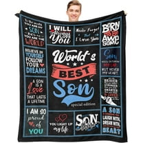 Birthday Gifts for Son from Mom, Son Gifts, to My Son Gifts, Birthday Gift for Son from Dad, Birthday Gift for Adult Son, Gifts for Grown Son, Adult Son Gift Ideas Throw Blanket 60" X 50"