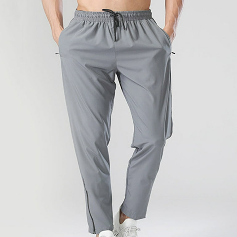 Men Pants Track Pants Hiking Lightweight Dry Athletic Workout