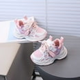 thumbnail image 4 of Toddler Girls Sneakers With Breathable Sports Shoes Closure Dad Shoes Girls, 4 of 8