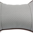 1Pcs Car Seat Head Neck Rest Leather Support Cushion Pad Headrest Bone