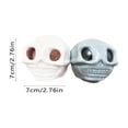 thumbnail image 3 of 2 Skull Pressure Balls - Squeezing Irritable Stress Ball with Worms and Blood, Used for Adult Party Mischievous and Anxiety Relief, 3 of 7