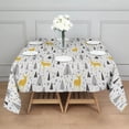 thumbnail image 3 of Multicolor Christmas Pattern Square Tablecloth,Waterproof Square Table Cover,Wipeable Spillproof Washable Table Cover for Home Kitchen Party Decor 42"X42"(107x107cm), 3 of 6
