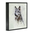thumbnail image 4 of Stupell Industries Rustic Wolf & Trees Animals & Insects Painting Black Framed Art Print Wall Art, 12 x 12, 4 of 10
