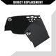 thumbnail image 4 of Cubierta de tablero Unique Bargains para Audi A3 2021-2023, alfombrilla de cubierta del tablero de consola central, antideslizante, poliéster negro, 1 pieza, 4 of 7