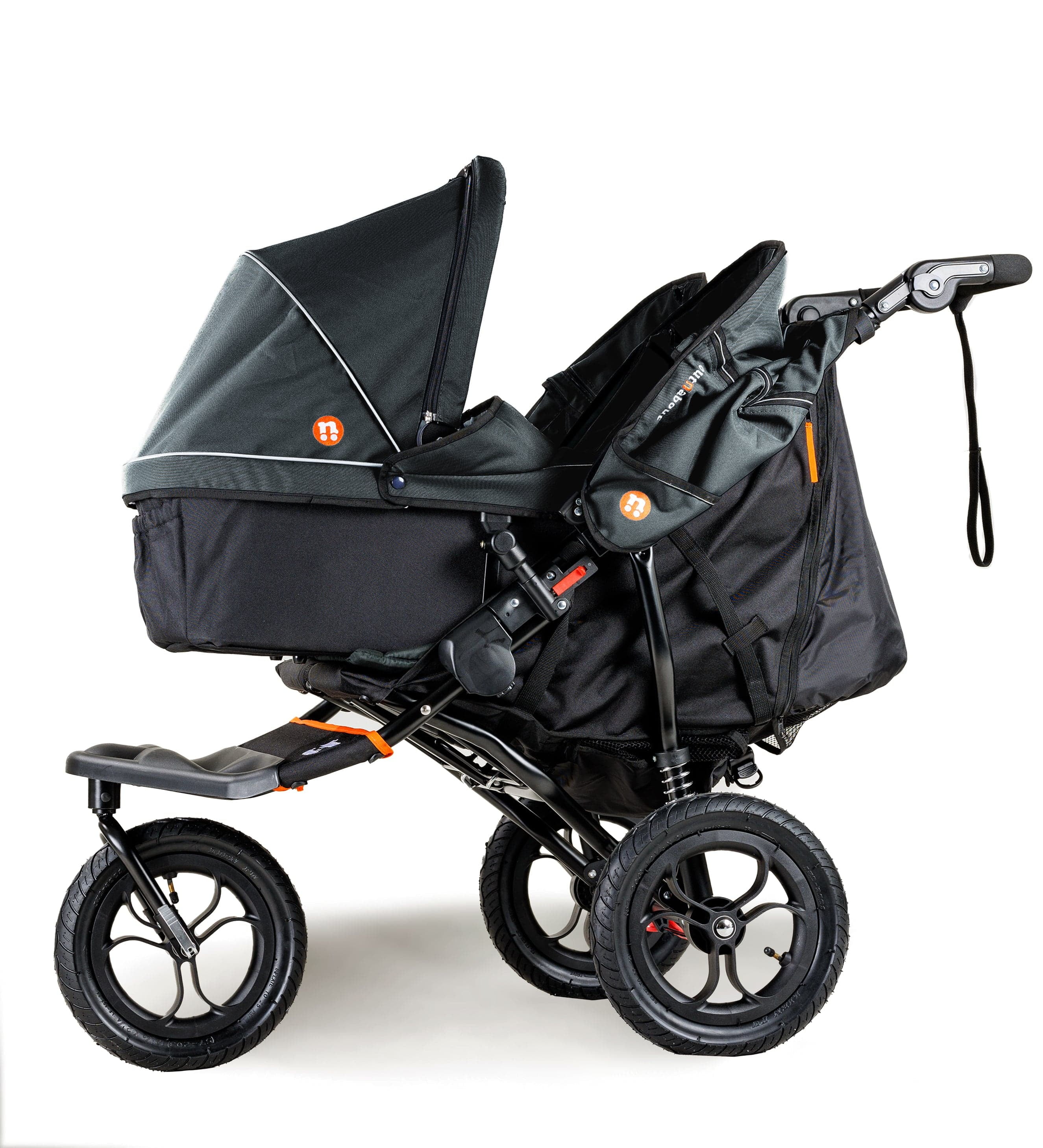 Out'n'About Nipper Double Stroller Carrycot Adapter 1
