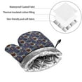 thumbnail image 6 of Naloa Boho Style Sunflowers Design Oven Mitts and Pot Holders 4 pcs Set, Cooking Baking Grilling Kitchen Oven Glove for Cooking, 6 of 6