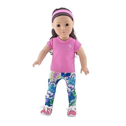 Emily Rose 18 Inch Doll Sports Yoga Exercise Clothes Outfit