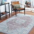thumbnail image 2 of SAFAVIEH Tucson Frigg Traditional Machine Washable Area Rug, 8' x 10', Rust/Beige, 2 of 8