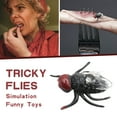 10pcs Fake Fly Flies Bug Plastic Mock Insects Reptile Joke Toys Prank ...