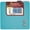 Blue, variant on Quartet Tin Dry-Erase Board 1' x 1' (TSQ1212A)