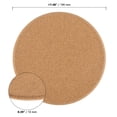 thumbnail image 2 of ZOENHOU 10 PCS 7.5 Inch Cork Trivet, Round Cork Coaster Set, Corkboard Placemats for Hot Dishes, Pans, 2 of 6