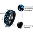 thumbnail image 1 of Anxiety Rings Fidget Rings for Women Stress Relief Spinner Rings for Teen Girls Stress Rings 4Pcs 6MM Titanium Steel Rings Size 5-12_Gift Of G, 1 of 4